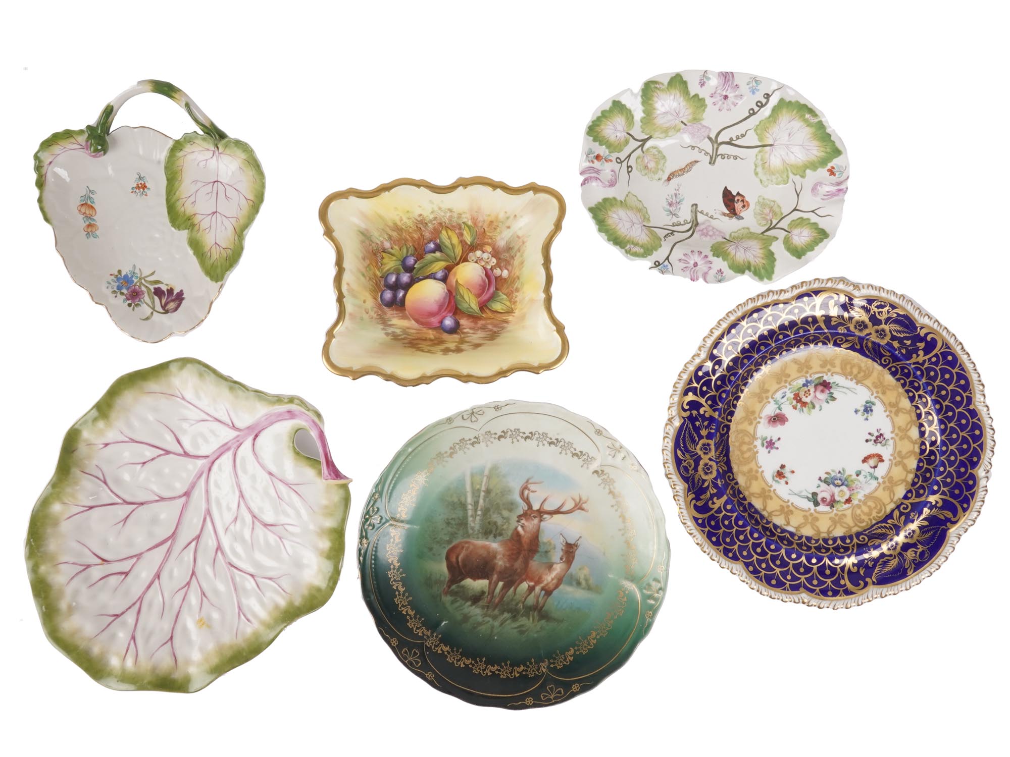 VINTAGE COLLECTION OF PORCELAIN PLATES AND BOWLS PIC-0